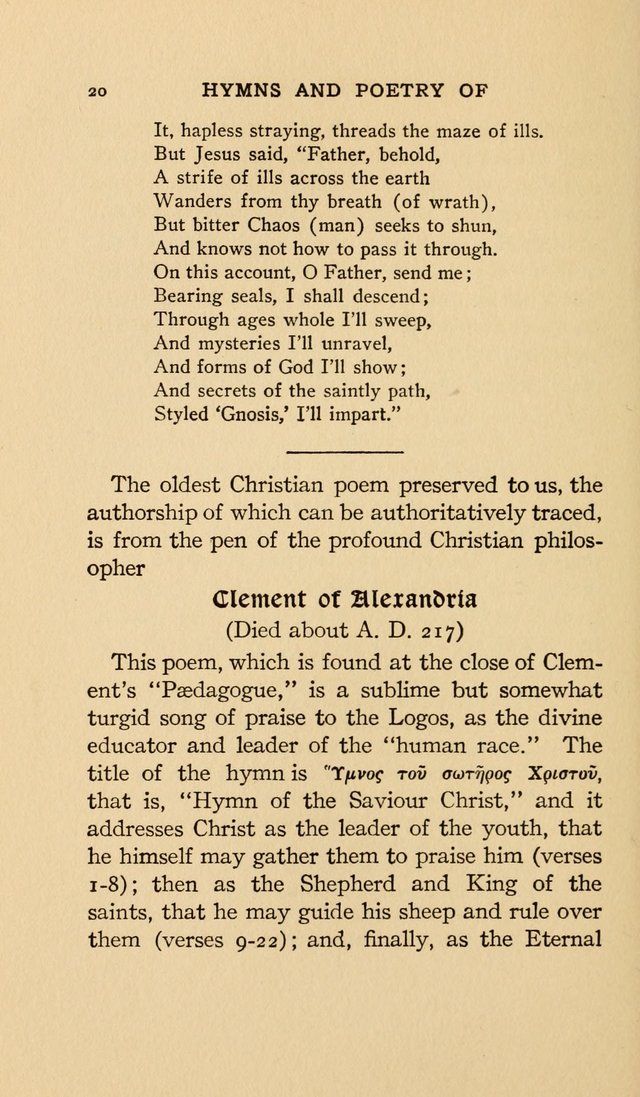 Hymns and Poetry of the Eastern Church page 7