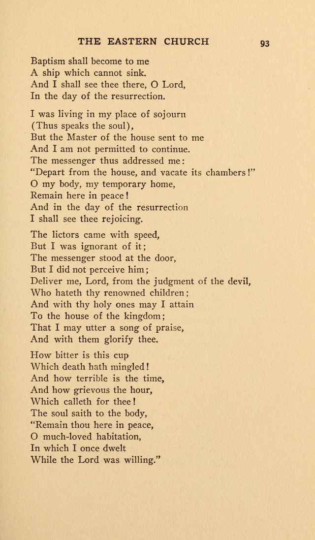 Hymns and Poetry of the Eastern Church page 84