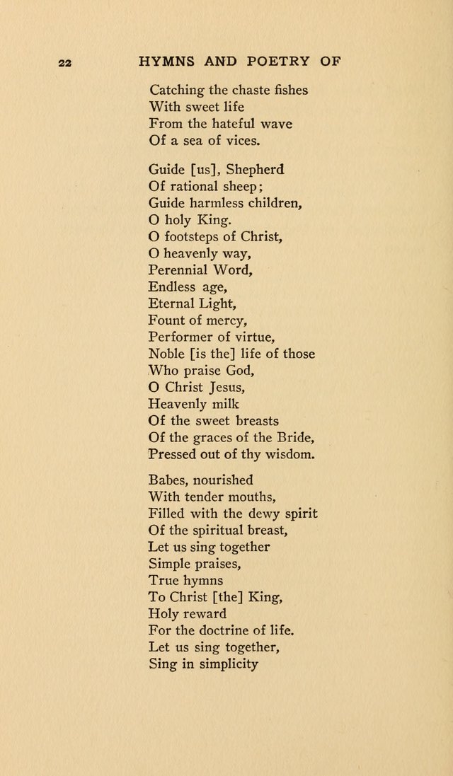 Hymns and Poetry of the Eastern Church page 9