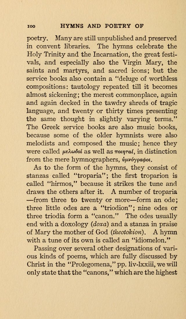 Hymns and Poetry of the Eastern Church page 95