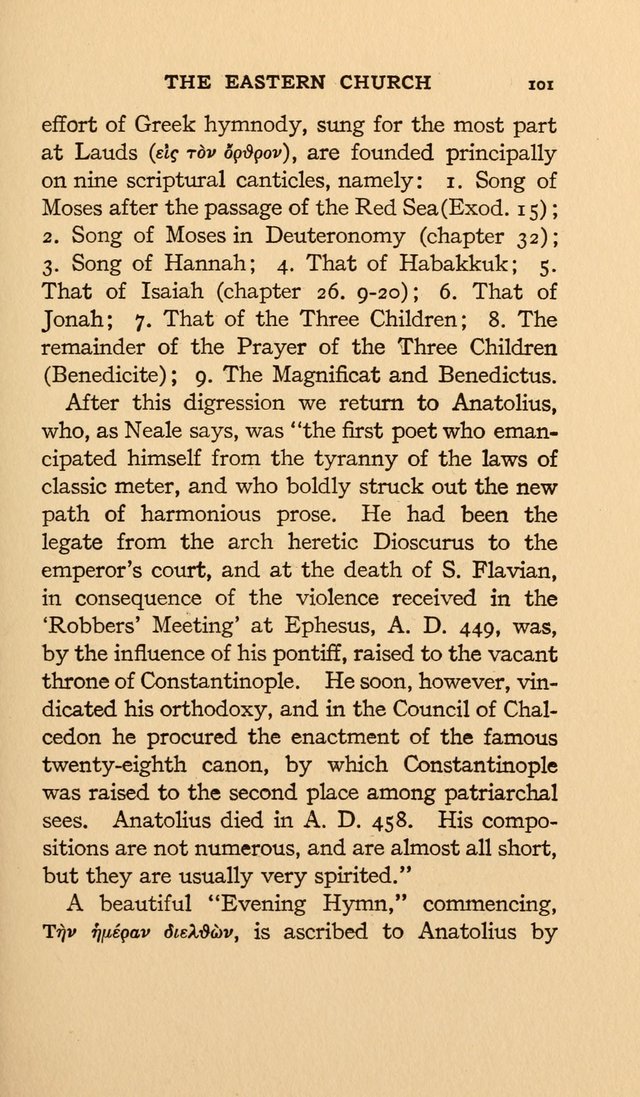 Hymns and Poetry of the Eastern Church page 96