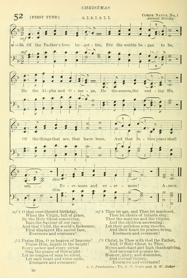 The Church Hymnal: revised and enlarged in accordance with the action of the General Convention of the Protestant Episcopal Church in the United States of America in the year of our Lord 1892. (Ed. B) page 116