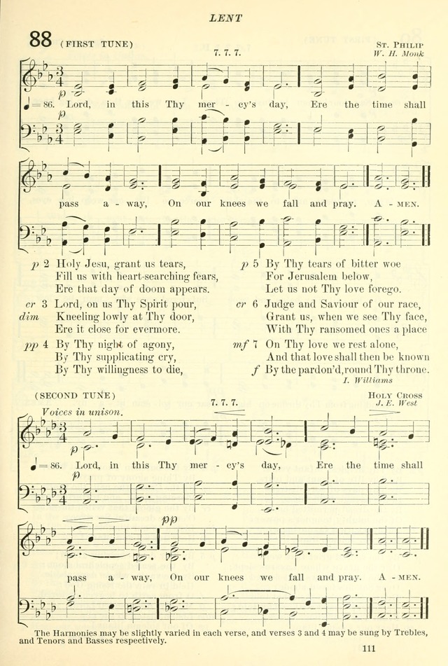 The Church Hymnal: revised and enlarged in accordance with the action of the General Convention of the Protestant Episcopal Church in the United States of America in the year of our Lord 1892. (Ed. B) page 159