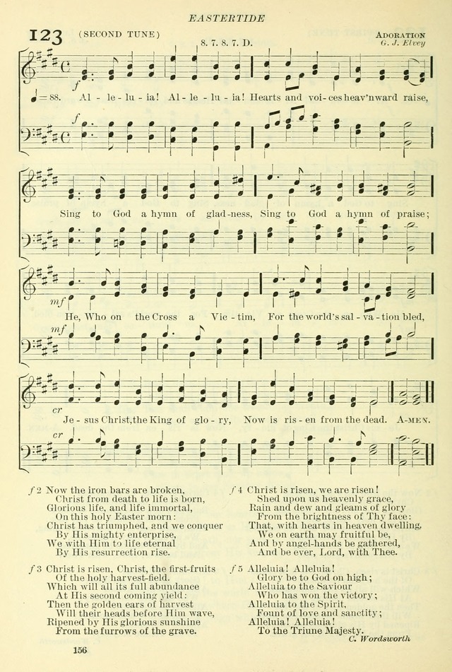 The Church Hymnal: revised and enlarged in accordance with the action of the General Convention of the Protestant Episcopal Church in the United States of America in the year of our Lord 1892. (Ed. B) page 204