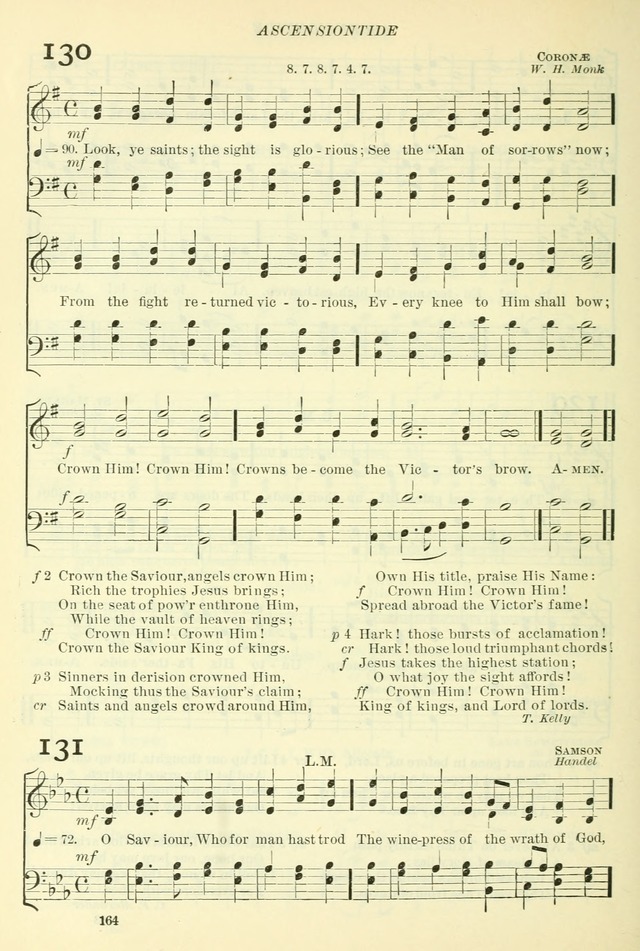 The Church Hymnal: revised and enlarged in accordance with the action of the General Convention of the Protestant Episcopal Church in the United States of America in the year of our Lord 1892. (Ed. B) page 212