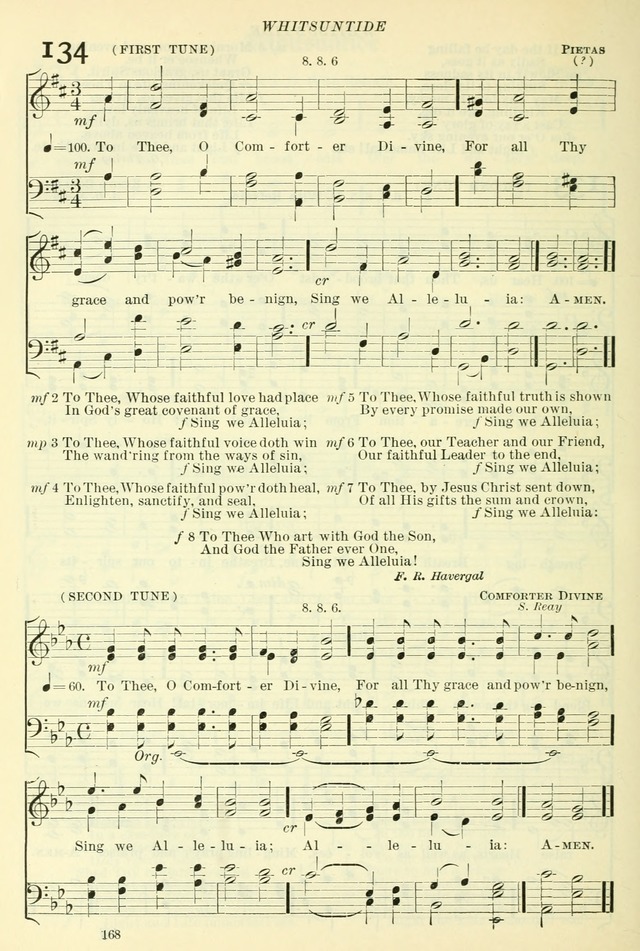 The Church Hymnal: revised and enlarged in accordance with the action of the General Convention of the Protestant Episcopal Church in the United States of America in the year of our Lord 1892. (Ed. B) page 216