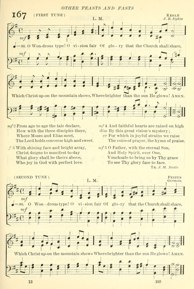 The Church Hymnal: revised and enlarged in accordance with the action of the General Convention of the Protestant Episcopal Church in the United States of America in the year of our Lord 1892. (Ed. B) page 241