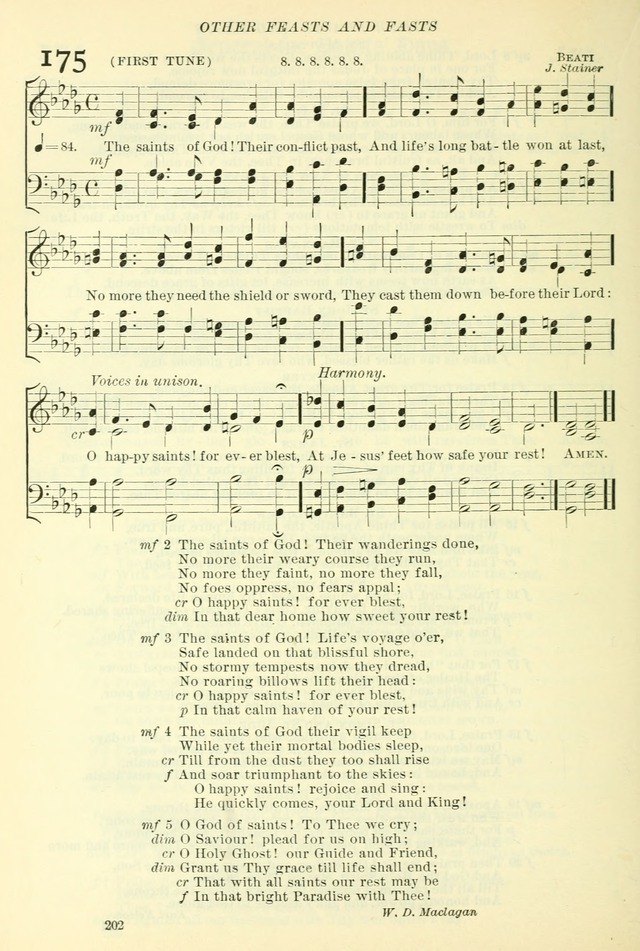 The Church Hymnal: revised and enlarged in accordance with the action of the General Convention of the Protestant Episcopal Church in the United States of America in the year of our Lord 1892. (Ed. B) page 250