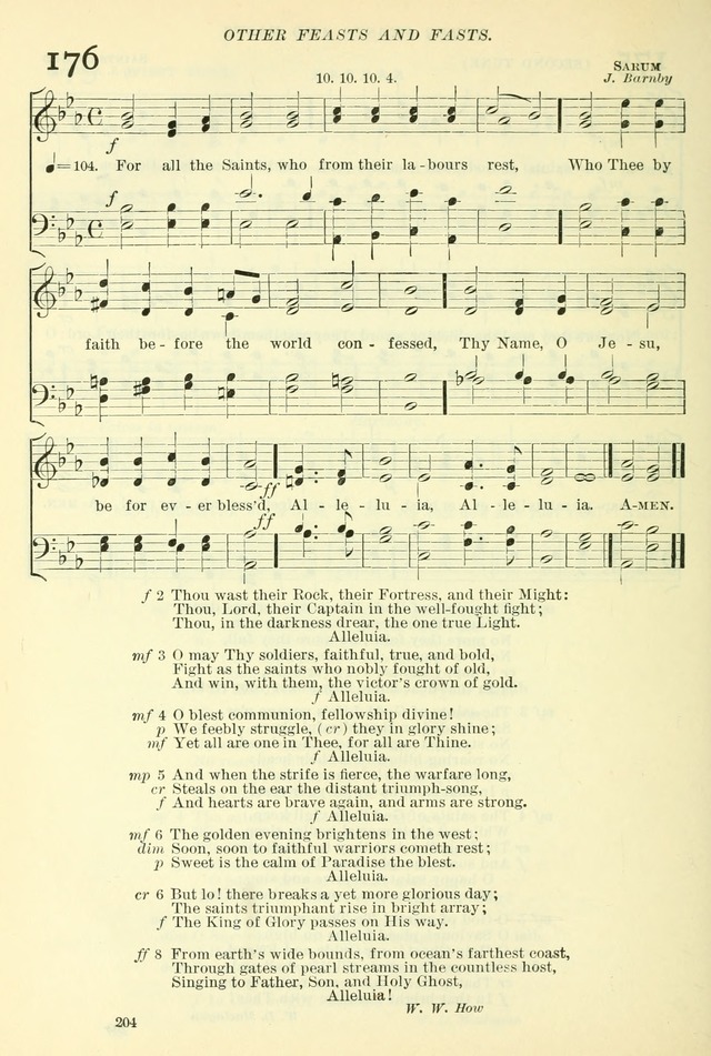 The Church Hymnal: revised and enlarged in accordance with the action of the General Convention of the Protestant Episcopal Church in the United States of America in the year of our Lord 1892. (Ed. B) page 252