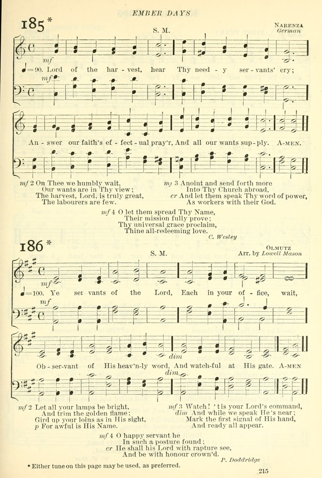 The Church Hymnal: revised and enlarged in accordance with the action of the General Convention of the Protestant Episcopal Church in the United States of America in the year of our Lord 1892. (Ed. B) page 263