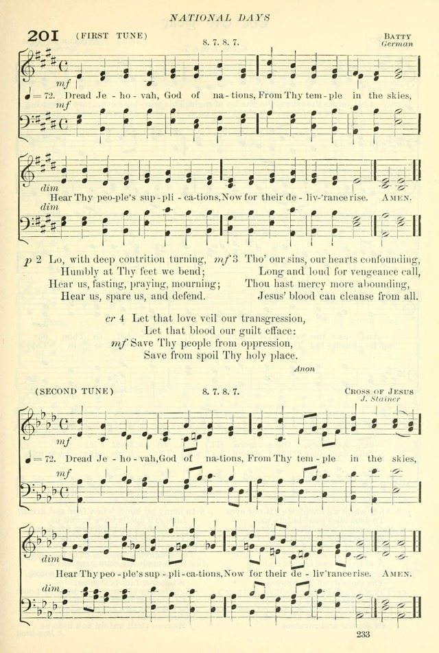 The Church Hymnal: revised and enlarged in accordance with the action of the General Convention of the Protestant Episcopal Church in the United States of America in the year of our Lord 1892. (Ed. B) page 281