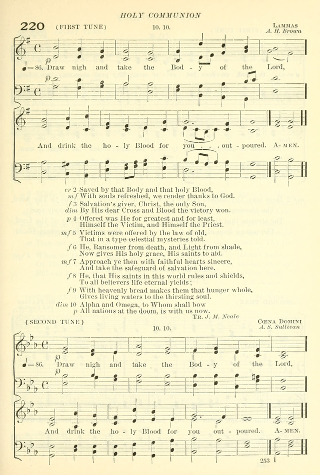 The Church Hymnal: revised and enlarged in accordance with the action of the General Convention of the Protestant Episcopal Church in the United States of America in the year of our Lord 1892. (Ed. B) page 301