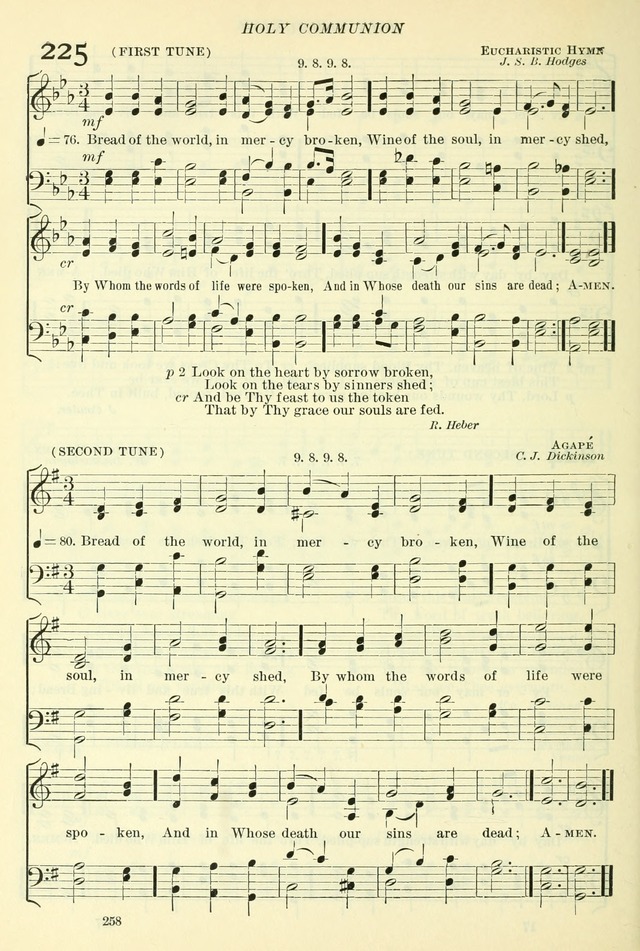 The Church Hymnal: revised and enlarged in accordance with the action of the General Convention of the Protestant Episcopal Church in the United States of America in the year of our Lord 1892. (Ed. B) page 306