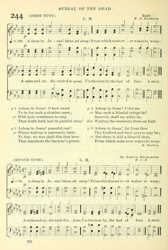 The Church Hymnal: revised and enlarged in accordance with the action of the General Convention of the Protestant Episcopal Church in the United States of America in the year of our Lord 1892. (Ed. B) page 326