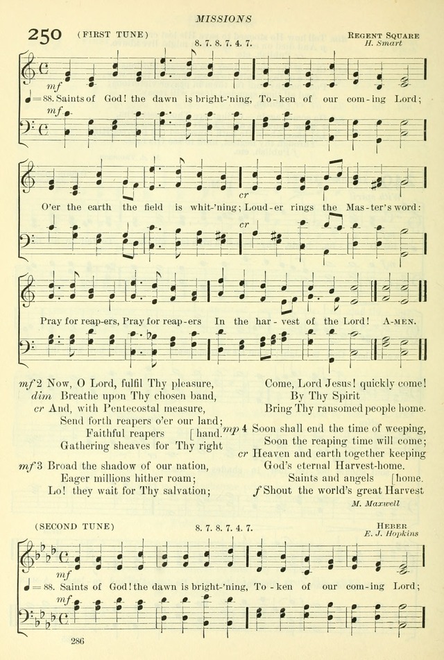 The Church Hymnal: revised and enlarged in accordance with the action of the General Convention of the Protestant Episcopal Church in the United States of America in the year of our Lord 1892. (Ed. B) page 334