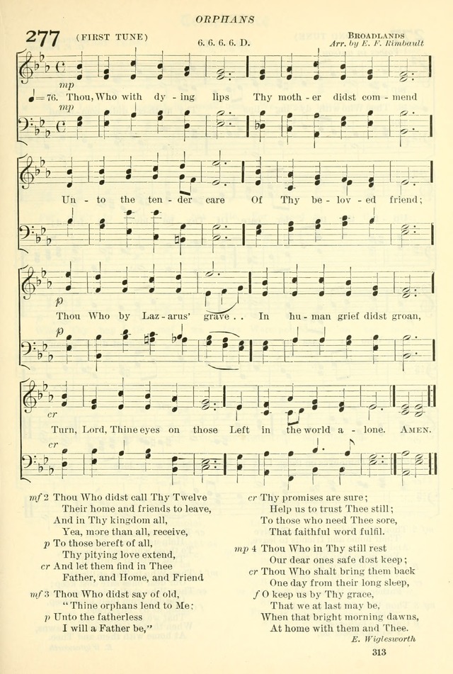 The Church Hymnal: revised and enlarged in accordance with the action of the General Convention of the Protestant Episcopal Church in the United States of America in the year of our Lord 1892. (Ed. B) page 361