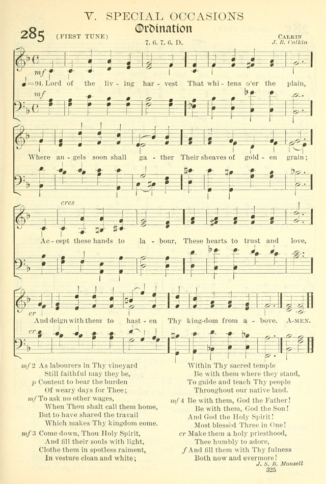 The Church Hymnal: revised and enlarged in accordance with the action of the General Convention of the Protestant Episcopal Church in the United States of America in the year of our Lord 1892. (Ed. B) page 373