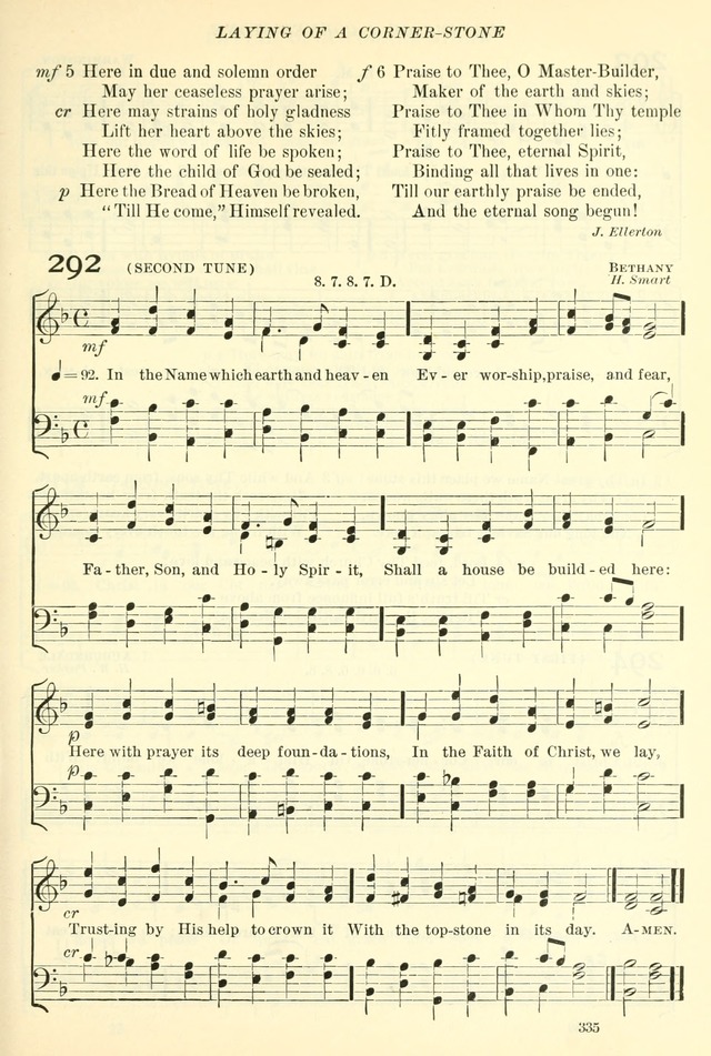 The Church Hymnal: revised and enlarged in accordance with the action of the General Convention of the Protestant Episcopal Church in the United States of America in the year of our Lord 1892. (Ed. B) page 383