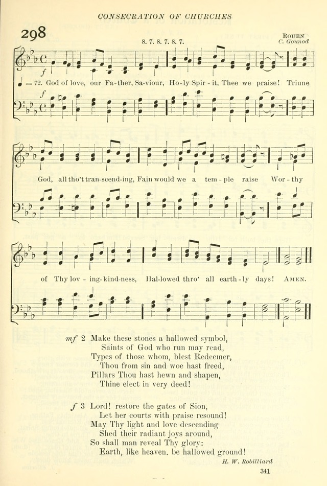 The Church Hymnal: revised and enlarged in accordance with the action of the General Convention of the Protestant Episcopal Church in the United States of America in the year of our Lord 1892. (Ed. B) page 389
