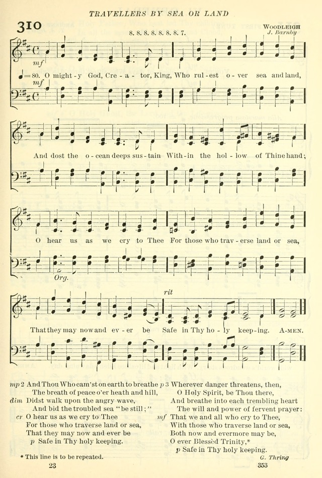The Church Hymnal: revised and enlarged in accordance with the action of the General Convention of the Protestant Episcopal Church in the United States of America in the year of our Lord 1892. (Ed. B) page 401