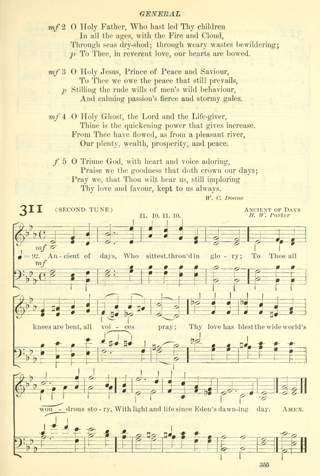 The Church Hymnal: revised and enlarged in accordance with the action of the General Convention of the Protestant Episcopal Church in the United States of America in the year of our Lord 1892. (Ed. B) page 403