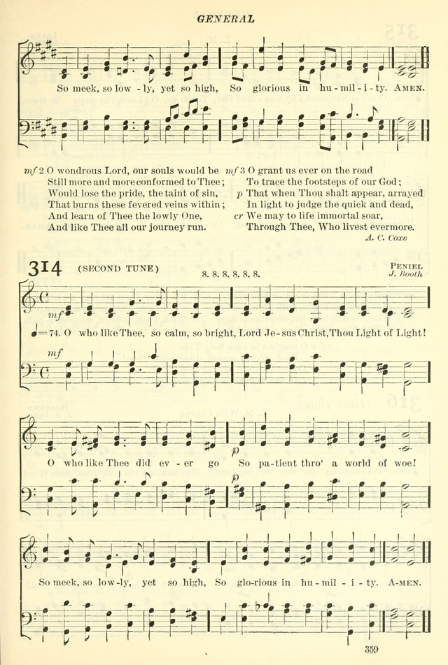 The Church Hymnal: revised and enlarged in accordance with the action of the General Convention of the Protestant Episcopal Church in the United States of America in the year of our Lord 1892. (Ed. B) page 407