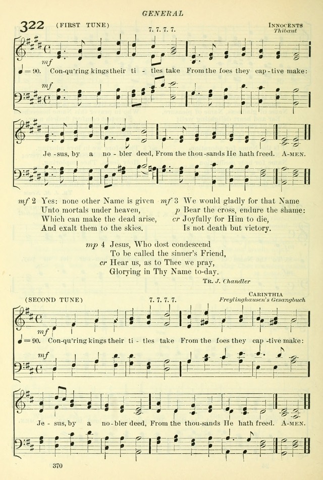 The Church Hymnal: revised and enlarged in accordance with the action of the General Convention of the Protestant Episcopal Church in the United States of America in the year of our Lord 1892. (Ed. B) page 418