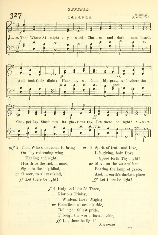 The Church Hymnal: revised and enlarged in accordance with the action of the General Convention of the Protestant Episcopal Church in the United States of America in the year of our Lord 1892. (Ed. B) page 423