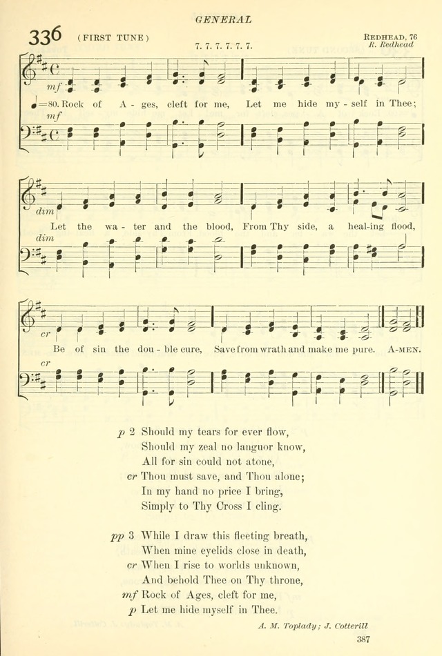 The Church Hymnal: revised and enlarged in accordance with the action of the General Convention of the Protestant Episcopal Church in the United States of America in the year of our Lord 1892. (Ed. B) page 435