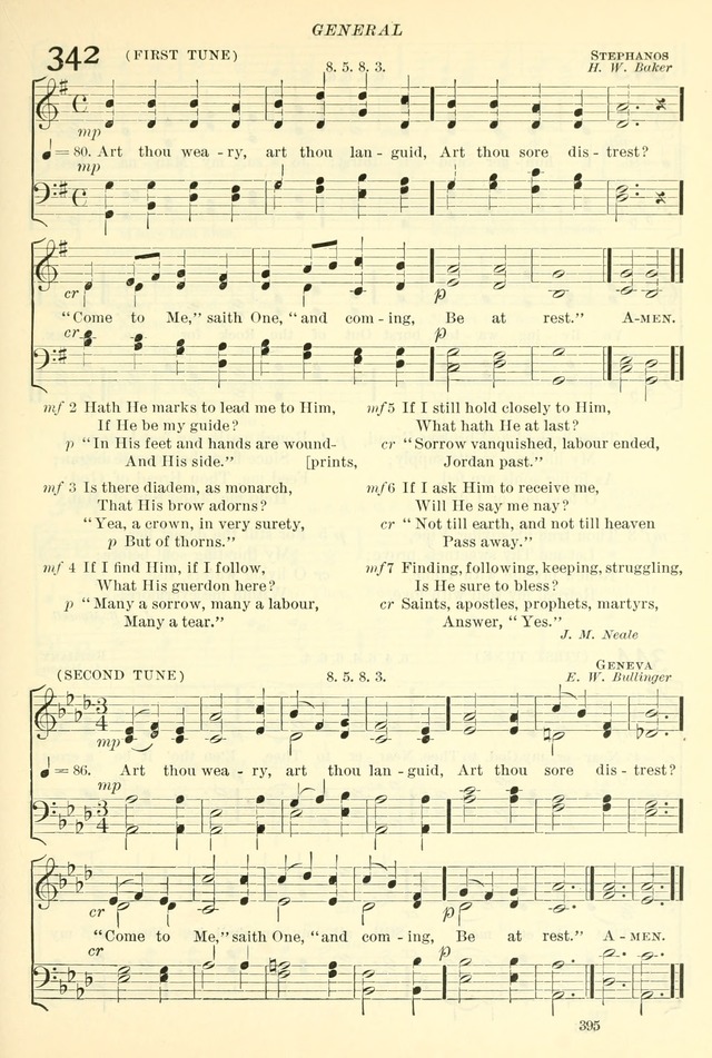 The Church Hymnal: revised and enlarged in accordance with the action of the General Convention of the Protestant Episcopal Church in the United States of America in the year of our Lord 1892. (Ed. B) page 443