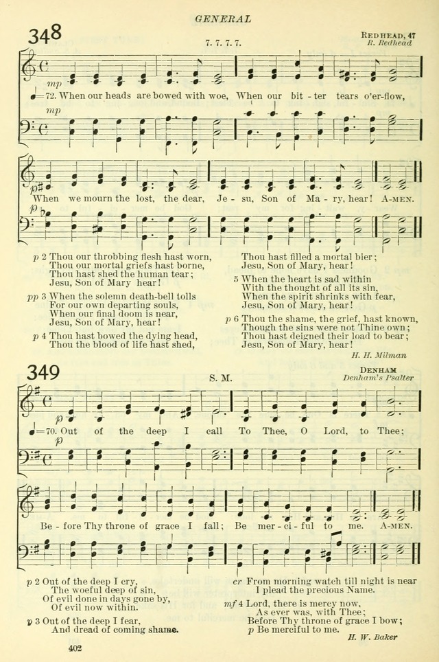The Church Hymnal: revised and enlarged in accordance with the action of the General Convention of the Protestant Episcopal Church in the United States of America in the year of our Lord 1892. (Ed. B) page 450
