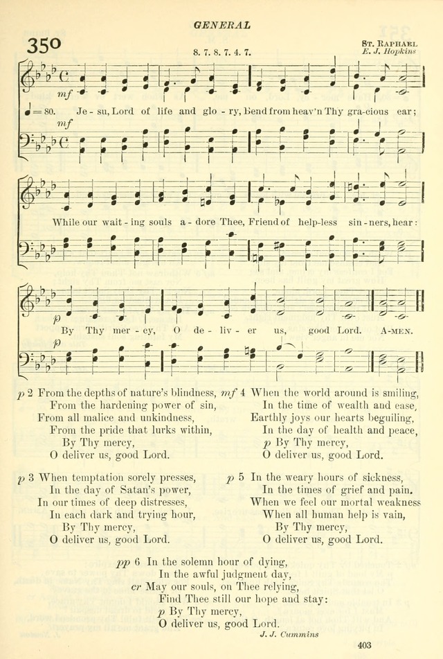 The Church Hymnal: revised and enlarged in accordance with the action of the General Convention of the Protestant Episcopal Church in the United States of America in the year of our Lord 1892. (Ed. B) page 451