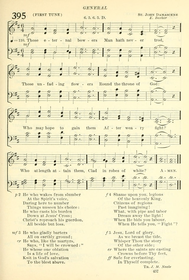 The Church Hymnal: revised and enlarged in accordance with the action of the General Convention of the Protestant Episcopal Church in the United States of America in the year of our Lord 1892. (Ed. B) page 505