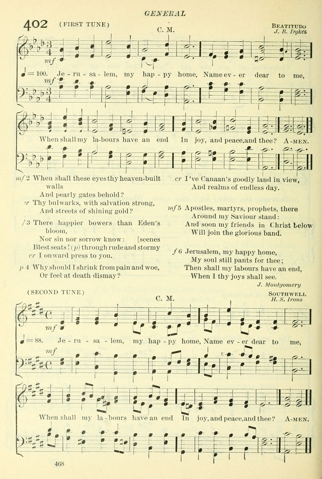 The Church Hymnal: revised and enlarged in accordance with the action of the General Convention of the Protestant Episcopal Church in the United States of America in the year of our Lord 1892. (Ed. B) page 516