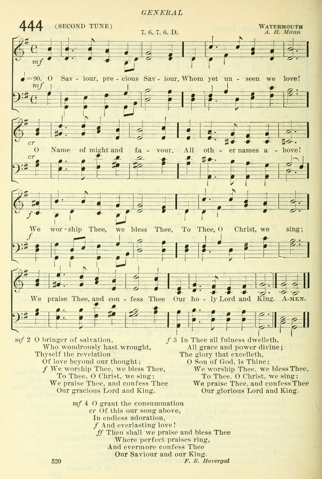 The Church Hymnal: revised and enlarged in accordance with the action of the General Convention of the Protestant Episcopal Church in the United States of America in the year of our Lord 1892. (Ed. B) page 568