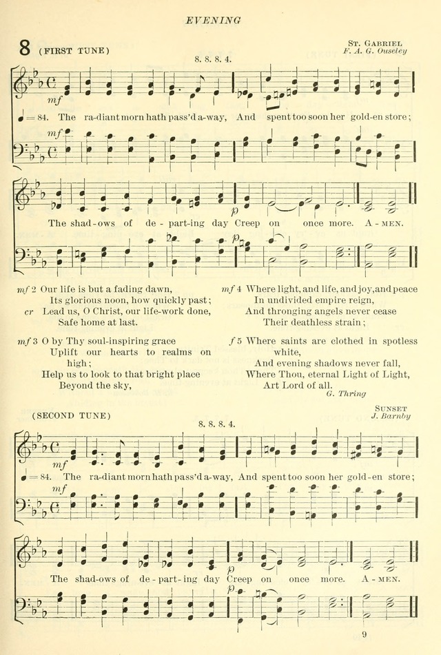 The Church Hymnal: revised and enlarged in accordance with the action of the General Convention of the Protestant Episcopal Church in the United States of America in the year of our Lord 1892. (Ed. B) page 57