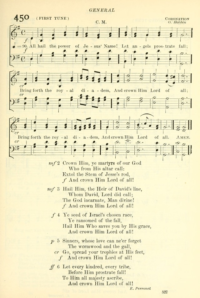 The Church Hymnal: revised and enlarged in accordance with the action of the General Convention of the Protestant Episcopal Church in the United States of America in the year of our Lord 1892. (Ed. B) page 575