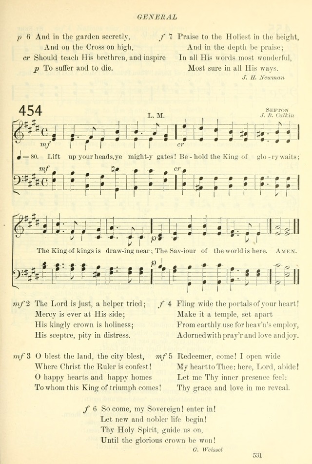 The Church Hymnal: revised and enlarged in accordance with the action of the General Convention of the Protestant Episcopal Church in the United States of America in the year of our Lord 1892. (Ed. B) page 579