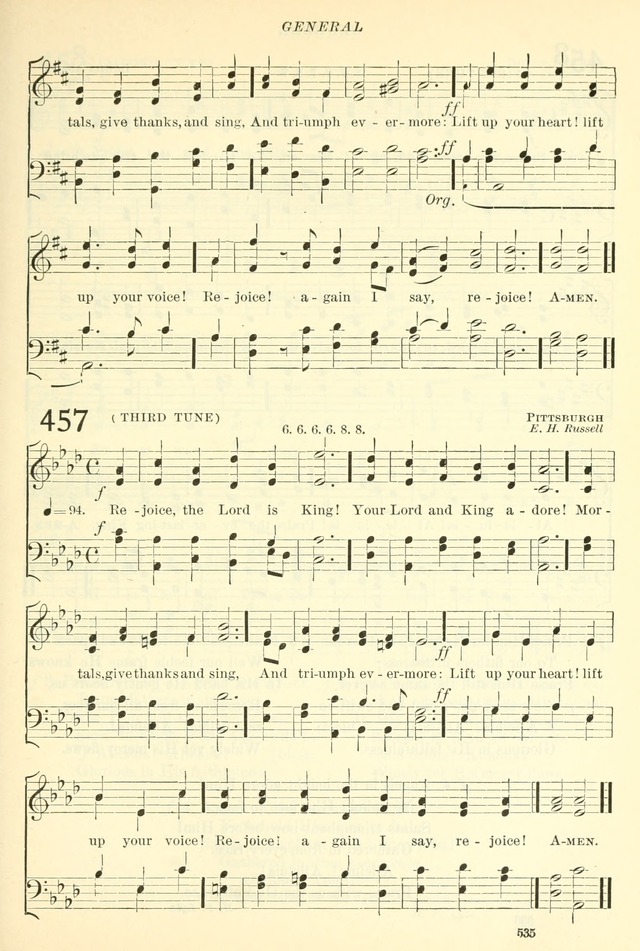 The Church Hymnal: revised and enlarged in accordance with the action of the General Convention of the Protestant Episcopal Church in the United States of America in the year of our Lord 1892. (Ed. B) page 583