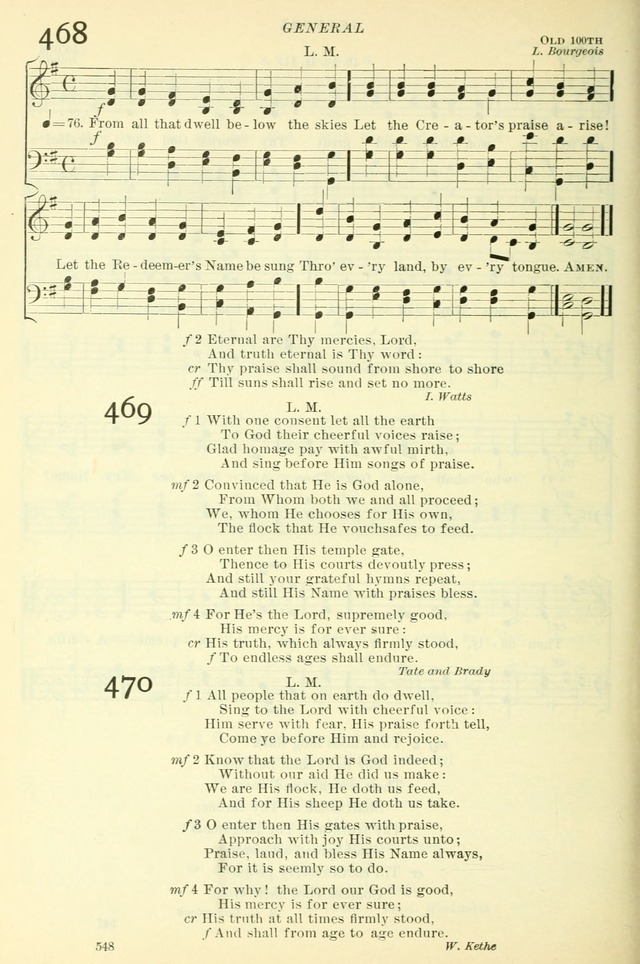 The Church Hymnal: revised and enlarged in accordance with the action of the General Convention of the Protestant Episcopal Church in the United States of America in the year of our Lord 1892. (Ed. B) page 596