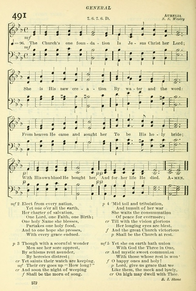 The Church Hymnal: revised and enlarged in accordance with the action of the General Convention of the Protestant Episcopal Church in the United States of America in the year of our Lord 1892. (Ed. B) page 620