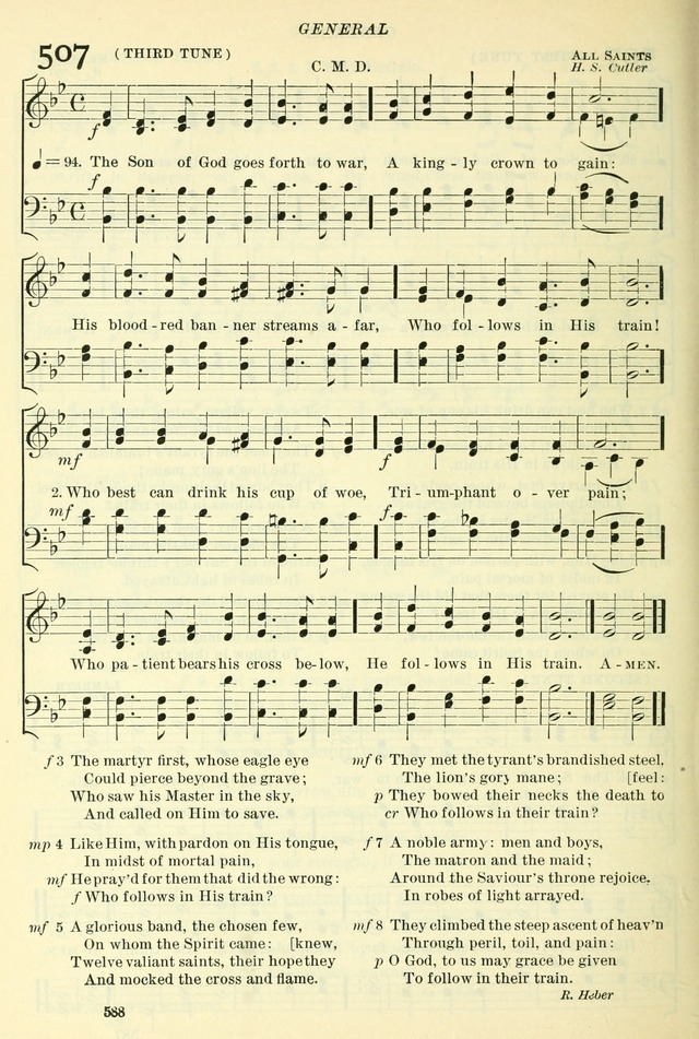The Church Hymnal: revised and enlarged in accordance with the action of the General Convention of the Protestant Episcopal Church in the United States of America in the year of our Lord 1892. (Ed. B) page 636