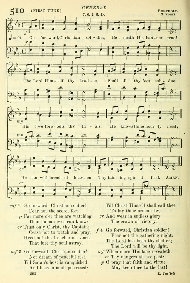The Church Hymnal: revised and enlarged in accordance with the action of the General Convention of the Protestant Episcopal Church in the United States of America in the year of our Lord 1892. (Ed. B) page 640