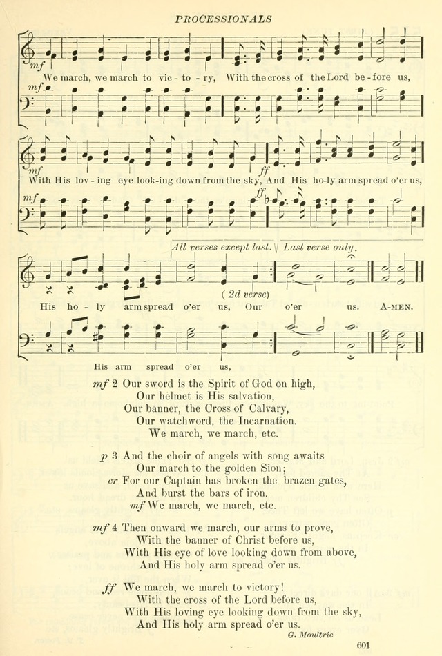 The Church Hymnal: revised and enlarged in accordance with the action of the General Convention of the Protestant Episcopal Church in the United States of America in the year of our Lord 1892. (Ed. B) page 649