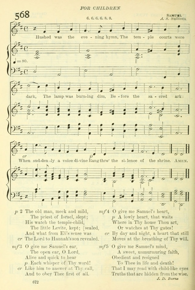 The Church Hymnal: revised and enlarged in accordance with the action of the General Convention of the Protestant Episcopal Church in the United States of America in the year of our Lord 1892. (Ed. B) page 720