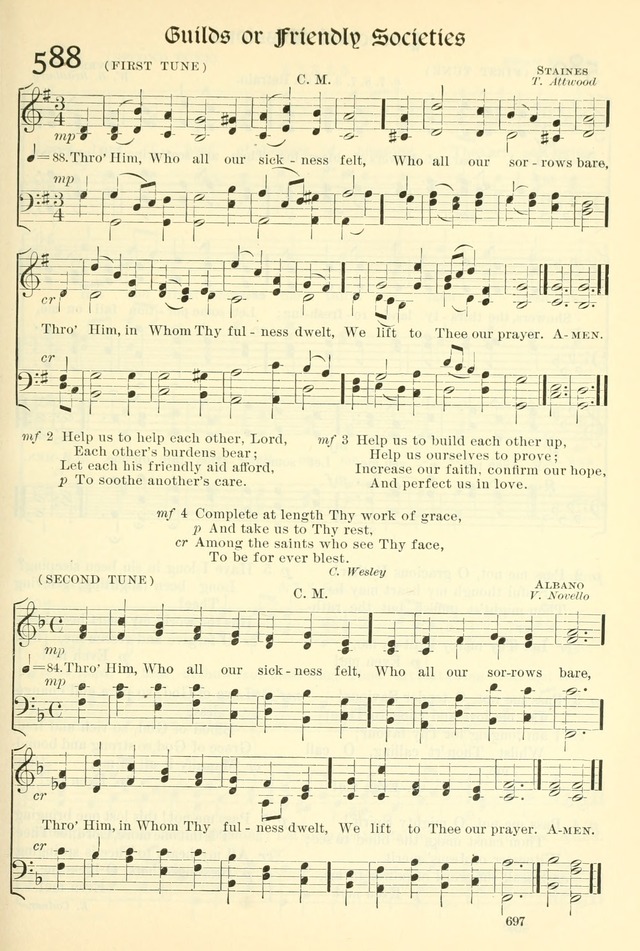 The Church Hymnal: revised and enlarged in accordance with the action of the General Convention of the Protestant Episcopal Church in the United States of America in the year of our Lord 1892. (Ed. B) page 745