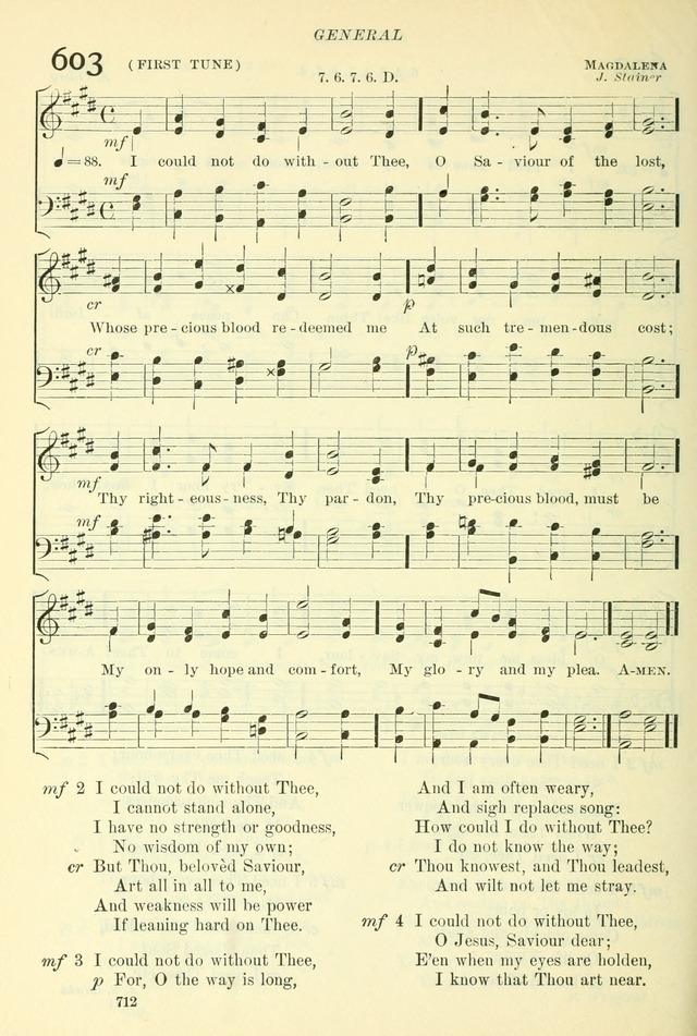The Church Hymnal: revised and enlarged in accordance with the action of the General Convention of the Protestant Episcopal Church in the United States of America in the year of our Lord 1892. (Ed. B) page 760