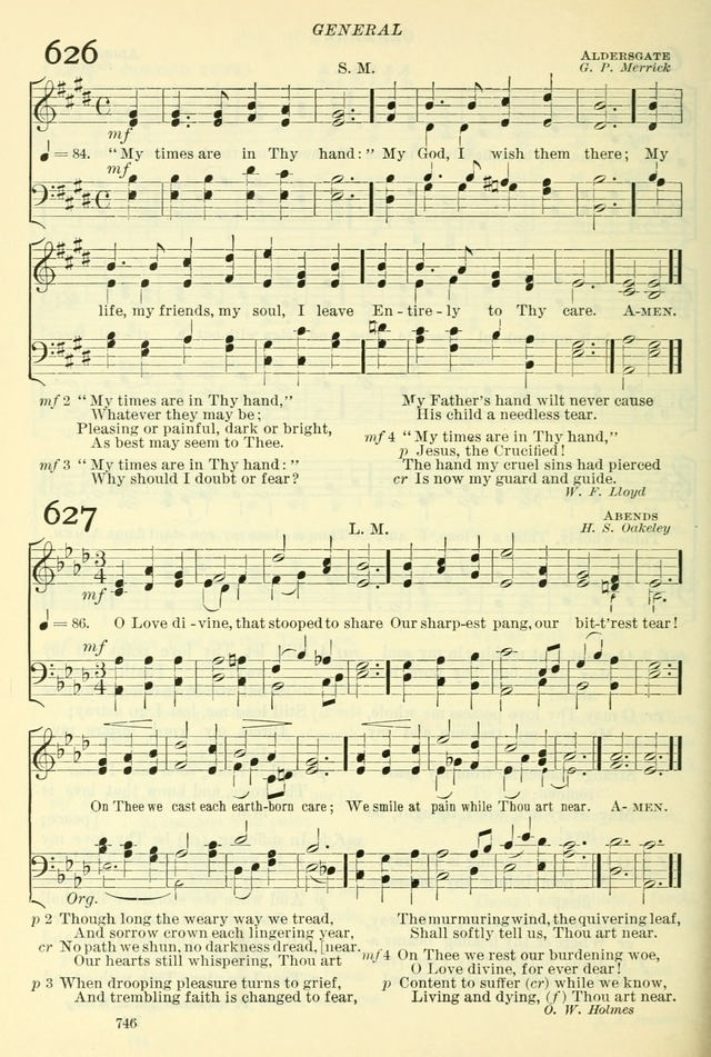 The Church Hymnal: revised and enlarged in accordance with the action of the General Convention of the Protestant Episcopal Church in the United States of America in the year of our Lord 1892. (Ed. B) page 794
