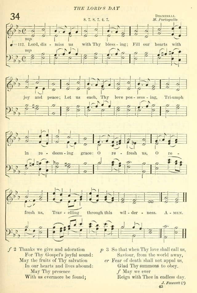 The Church Hymnal: revised and enlarged in accordance with the action of the General Convention of the Protestant Episcopal Church in the United States of America in the year of our Lord 1892. (Ed. B) page 91