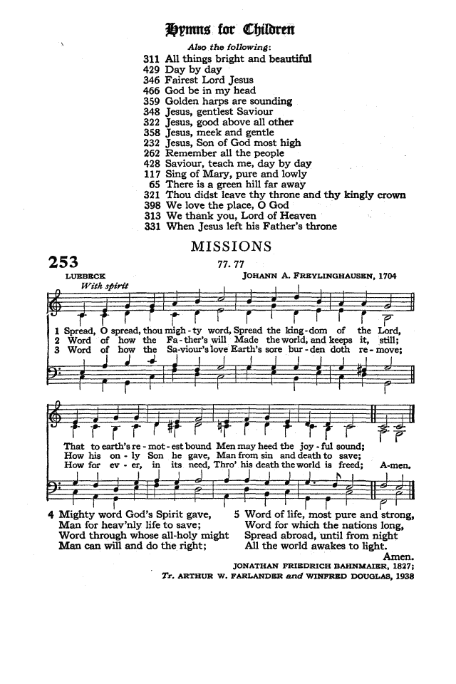 The Hymnal of the Protestant Episcopal Church in the United States of America 1940 page 312